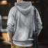 Casual Denim Pocket-Spliced Hoodie