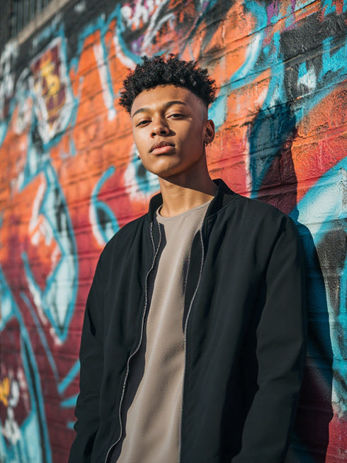 Thick Embroidered Baseball Winter Jacket