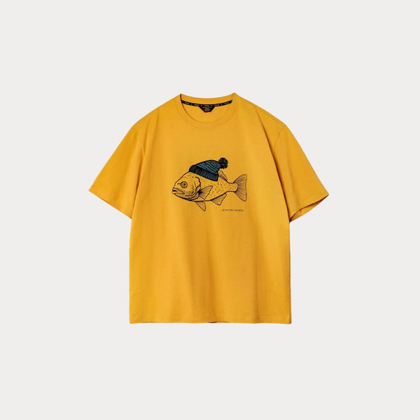 Vintage Flocked Animal Print T-Shirt – Men’s Cotton Summer Tee