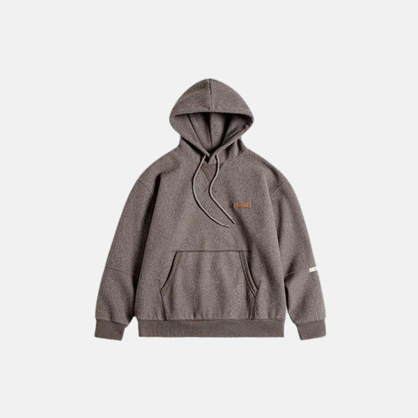 Vintage Gray Pullover Hoodie