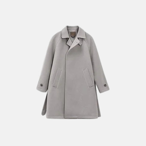 Vintage Grey Balmacaan Jacket