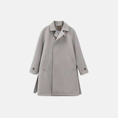 Vintage Grey Balmacaan Jacket