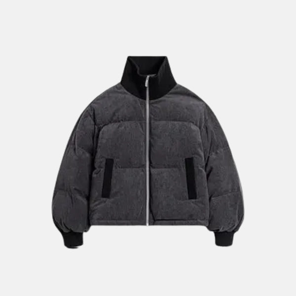 Corduroy Down Puffer Jacket