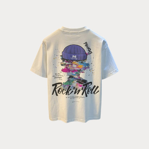 Premium Men's Short Sleeve T-Shirt – 2025 Trendy Embroidered & Printed Casual Top