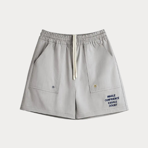 Premium Women's Cargo Shorts – Vintage Loose Fit with Elastic Waist & Pockets for Summer Outdoors