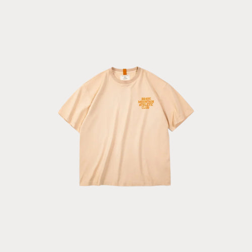 Women’s Oversized Macaron Color Letter Print T-Shirt – Cotton Tee