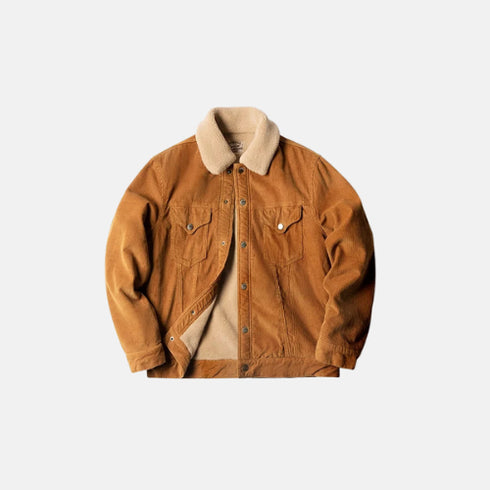 Faux Lamb Wool Corduroy Jacket