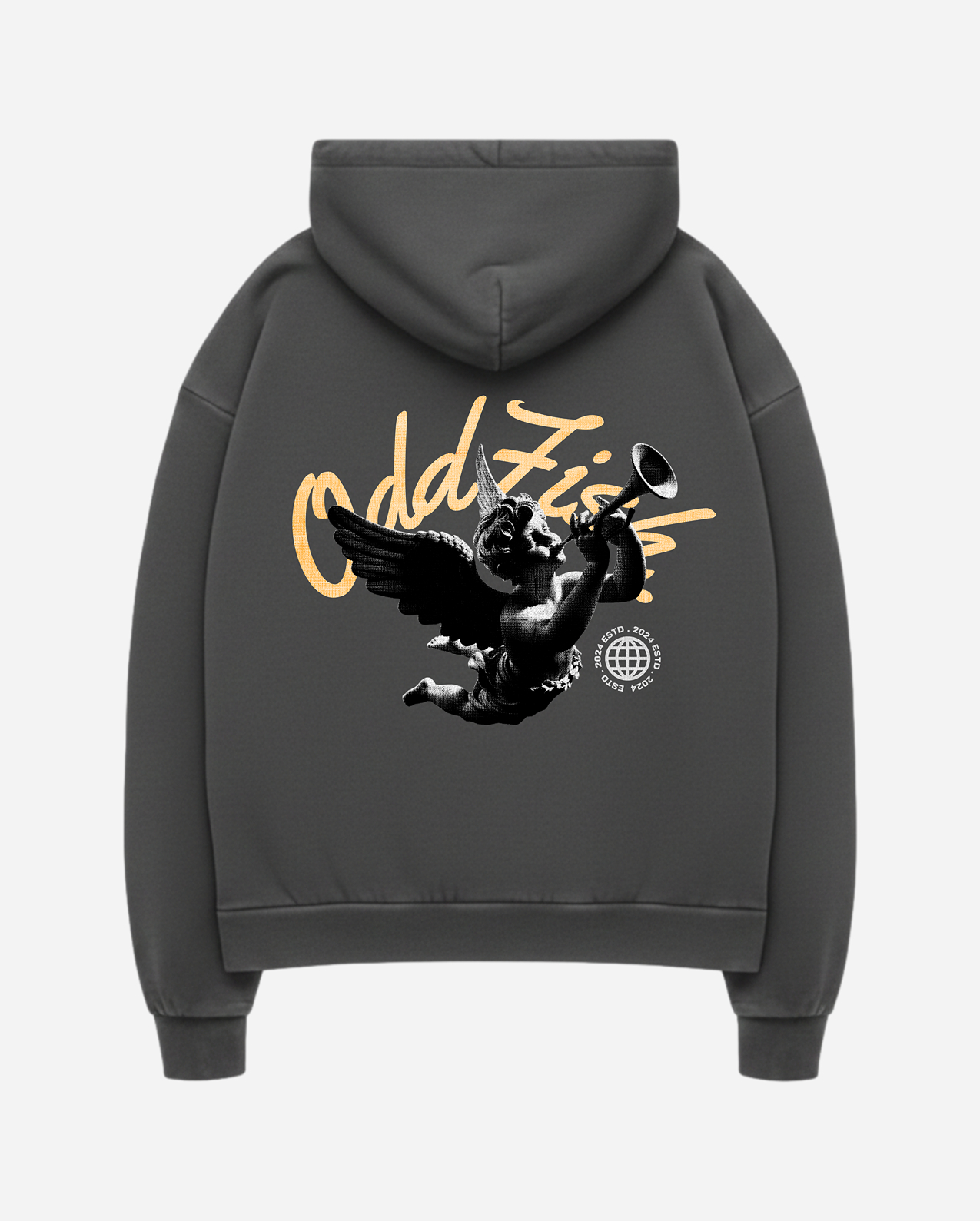 fallen angel v2 hoodie gray blue