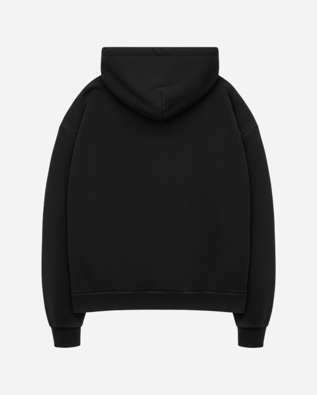 Hoodie with oddfish double logo black