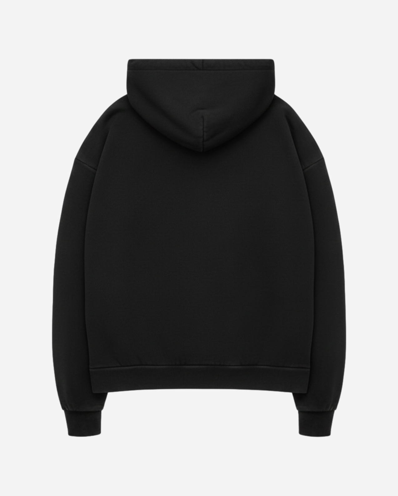 Hoodie with oddfish double logo black