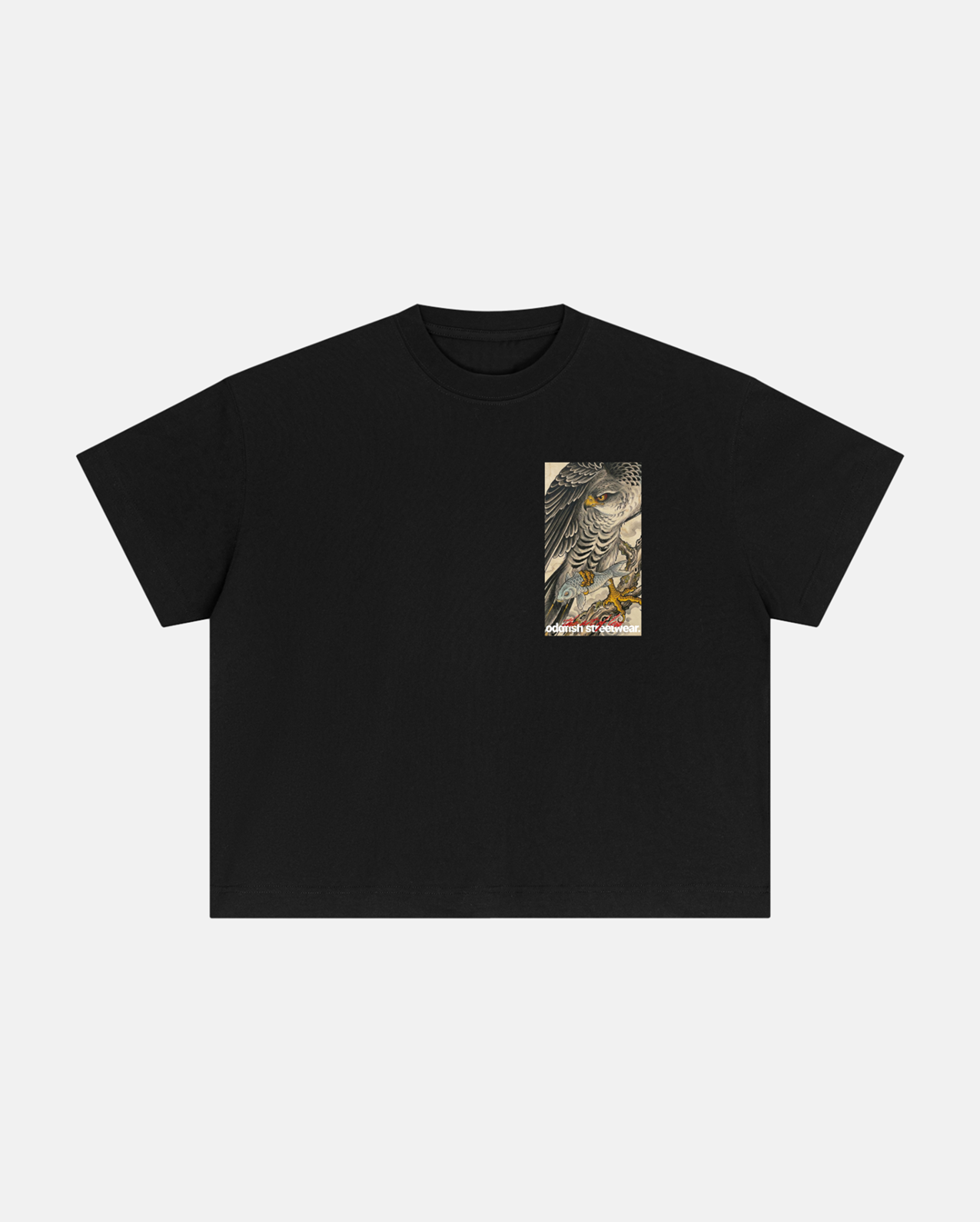 oddfish hawk tee black