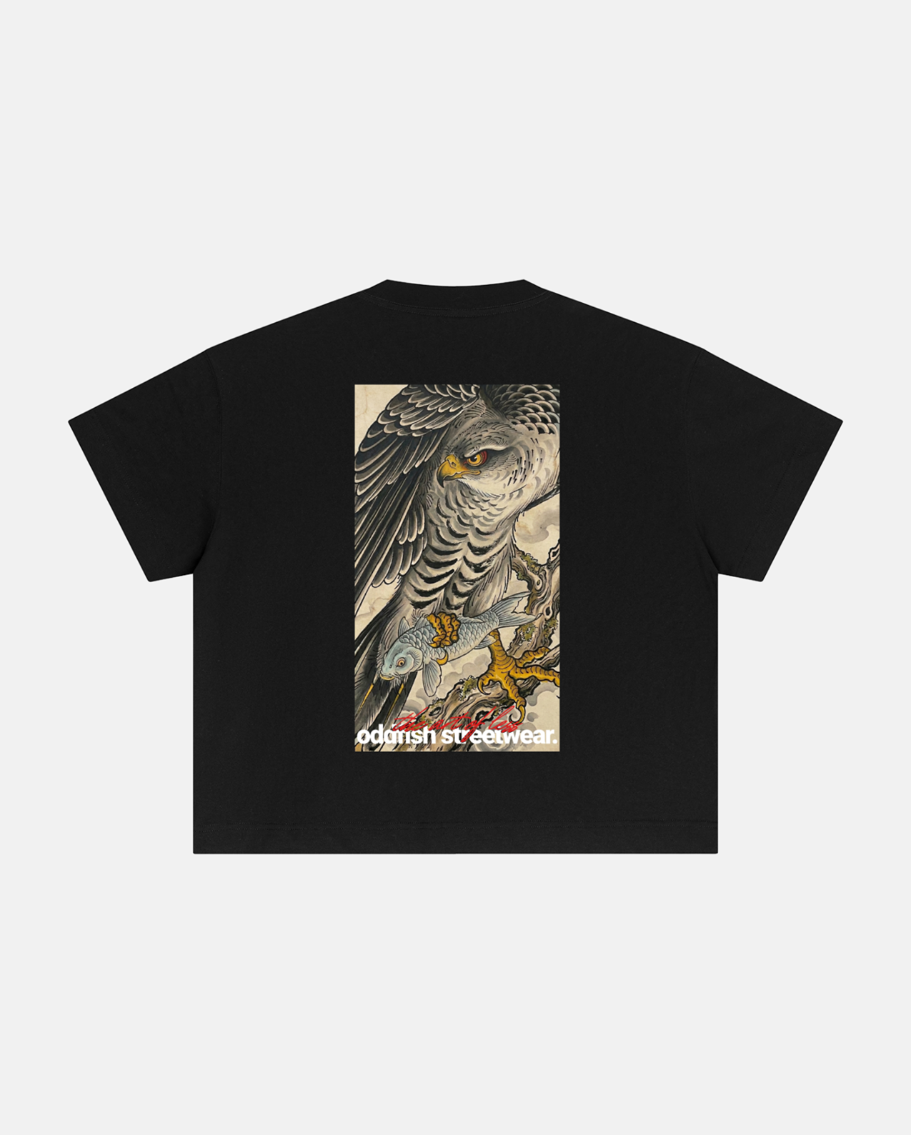 oddfish hawk tee black