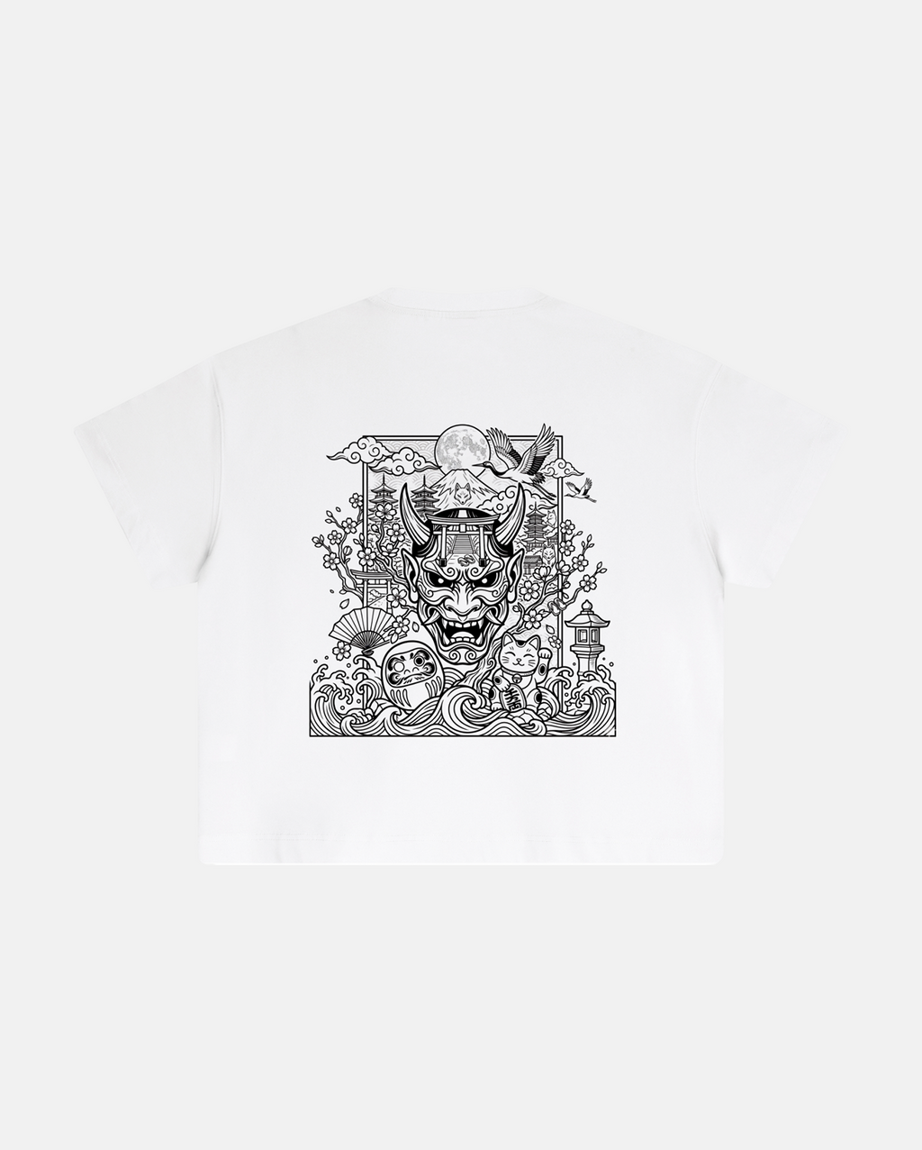 t-shirt with graphic design on a background white